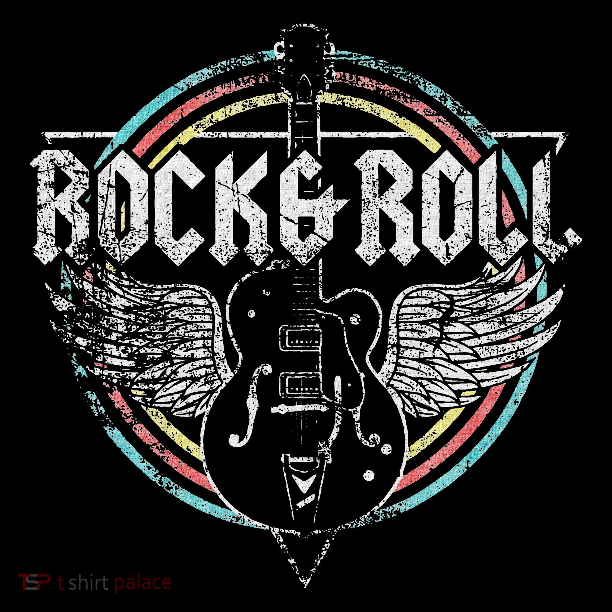 Rock & Roll Guitar Wings Music Mousepad
