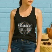 Rock & Roll Guitar Wings Music Women's Tank Top thumb 2