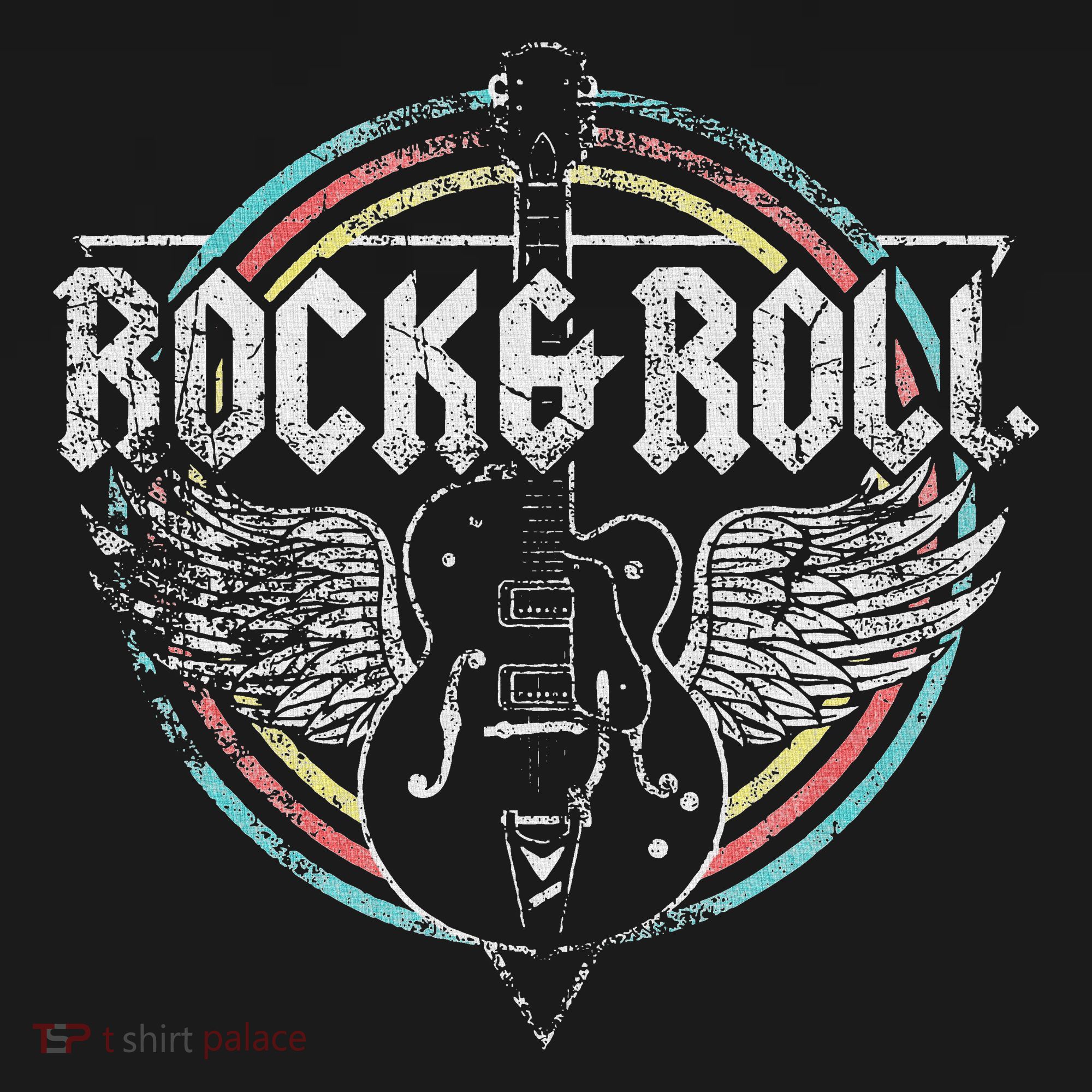 Rock & Roll Guitar Wings Music Women's Tank Top