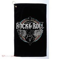 Rock & Roll Guitar Wings Music Golf Towel thumb 0