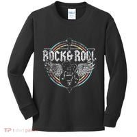 Rock & Roll Guitar Wings Music Kids Long Sleeve Shirt thumb 0
