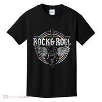 Rock & Roll Guitar Wings Music Kids T-Shirt thumb 0