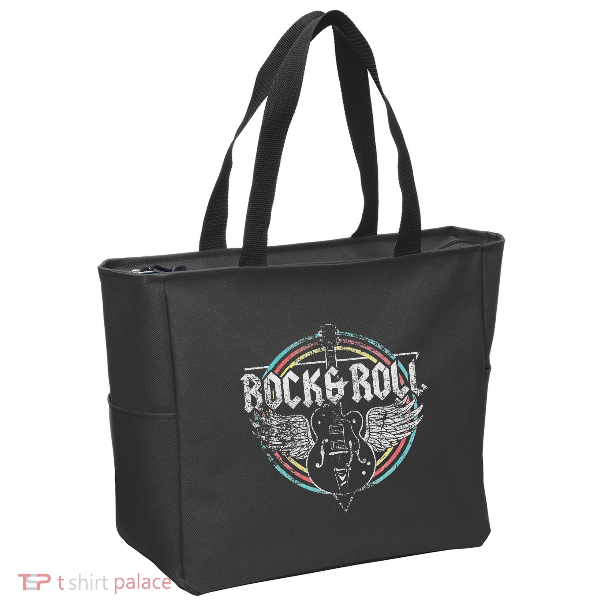 Rock & Roll Guitar Wings Music Tote Bag