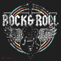 Rock & Roll Guitar Wings Music Comfort Colors Boxy T-Shirt thumb 3