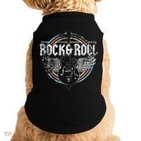Rock & Roll Guitar Wings Music Doggie Tank thumb 0