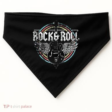 Rock & Roll Guitar Wings Music USA-Made Doggie Bandana