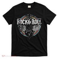 Rock & Roll Guitar Wings Music T-Shirt thumb 0