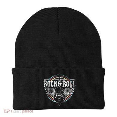 Rock & Roll Guitar Wings Music Beanie