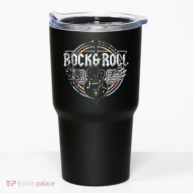 Rock & Roll Guitar Wings Music Tumbler