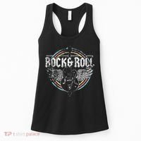Rock & Roll Guitar Wings Music Women's Tank Top thumb 0