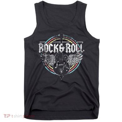 Rock & Roll Guitar Wings Music Tank Top