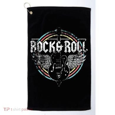 Rock & Roll Guitar Wings Music Golf Towel