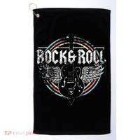Rock & Roll Guitar Wings Music Golf Towel thumb 0