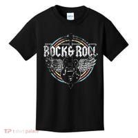 Rock & Roll Guitar Wings Music Kids T-Shirt thumb 0