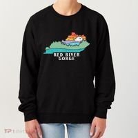 Red River Gorge Kentucky Outdoors State Nature Retro Women's Sweatshirt thumb 0
