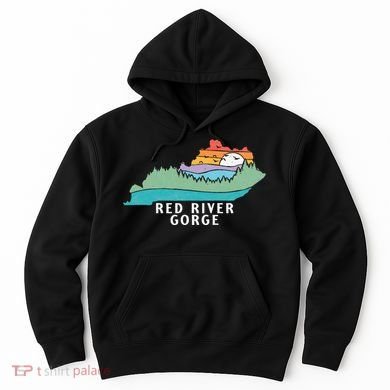 Red River Gorge Kentucky Outdoors State Nature Retro Hoodie