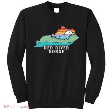 Red River Gorge Kentucky Outdoors State Nature Retro Sweatshirt