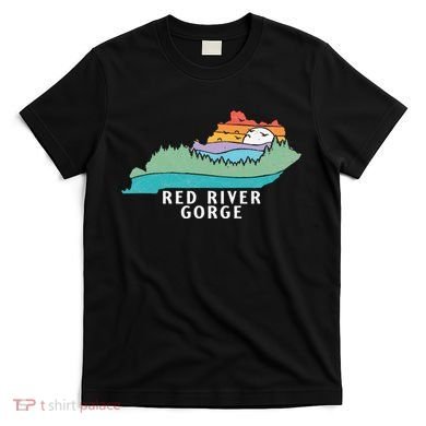 Red River Gorge Kentucky Outdoors State Nature Retro T-Shirt