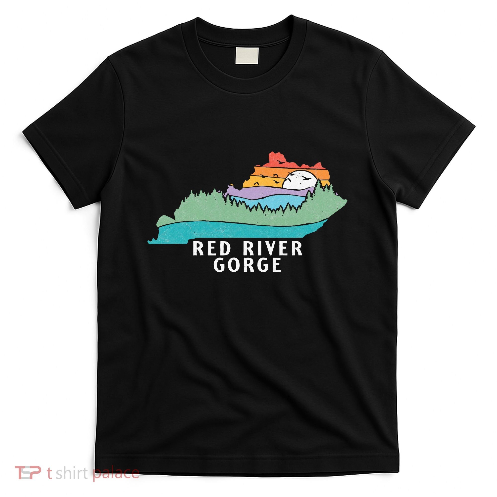 Red River Gorge Kentucky Outdoors State Nature Retro T-Shirt