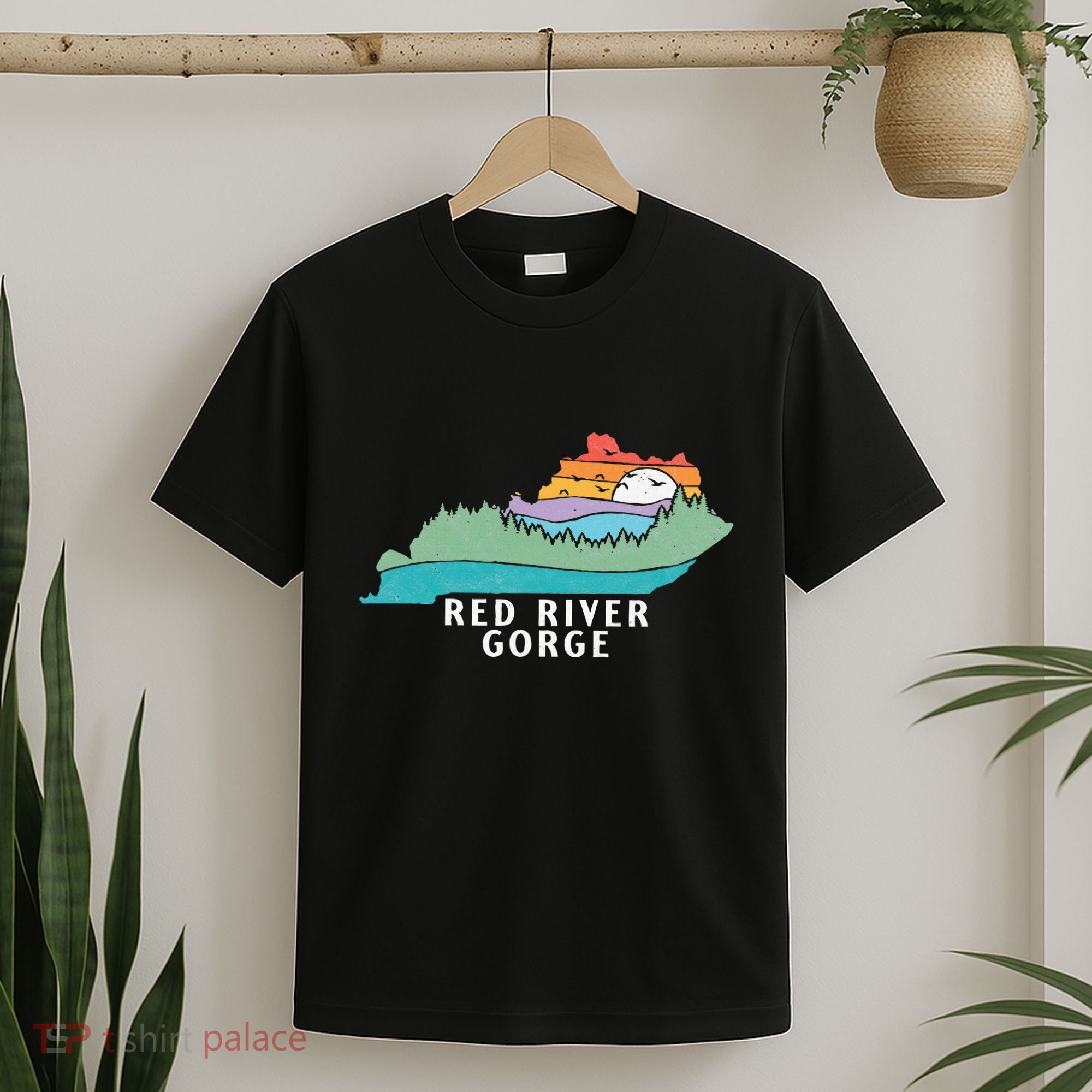 Red River Gorge Kentucky Outdoors State Nature Retro T-Shirt
