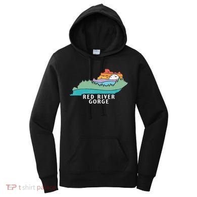 Red River Gorge Kentucky Outdoors State Nature Retro Women's Hoodie