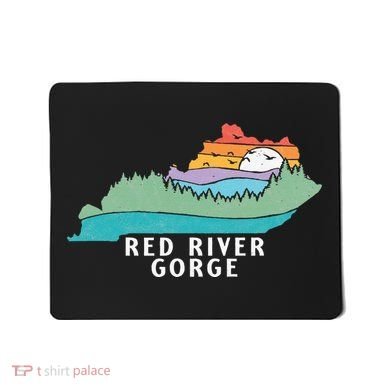 Red River Gorge Kentucky Outdoors State Nature Retro Mousepad