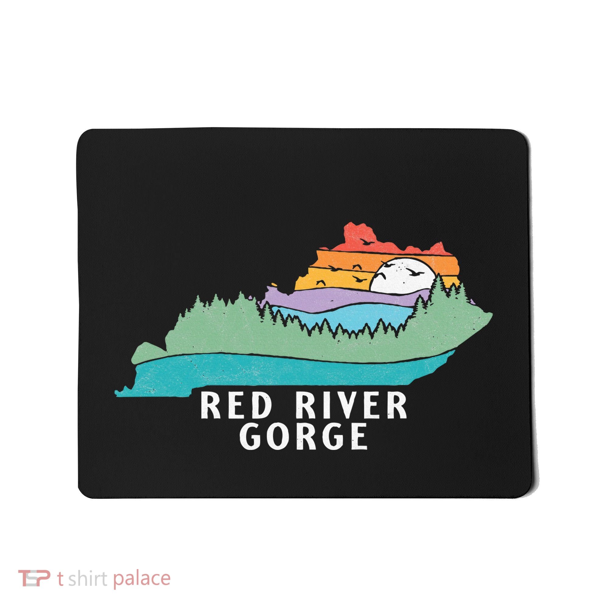 Red River Gorge Kentucky Outdoors State Nature Retro Mousepad