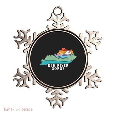 Red River Gorge Kentucky Outdoors State Nature Retro Ornament