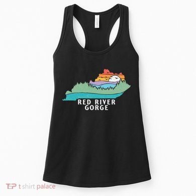 Red River Gorge Kentucky Outdoors State Nature Retro Women's Tank Top