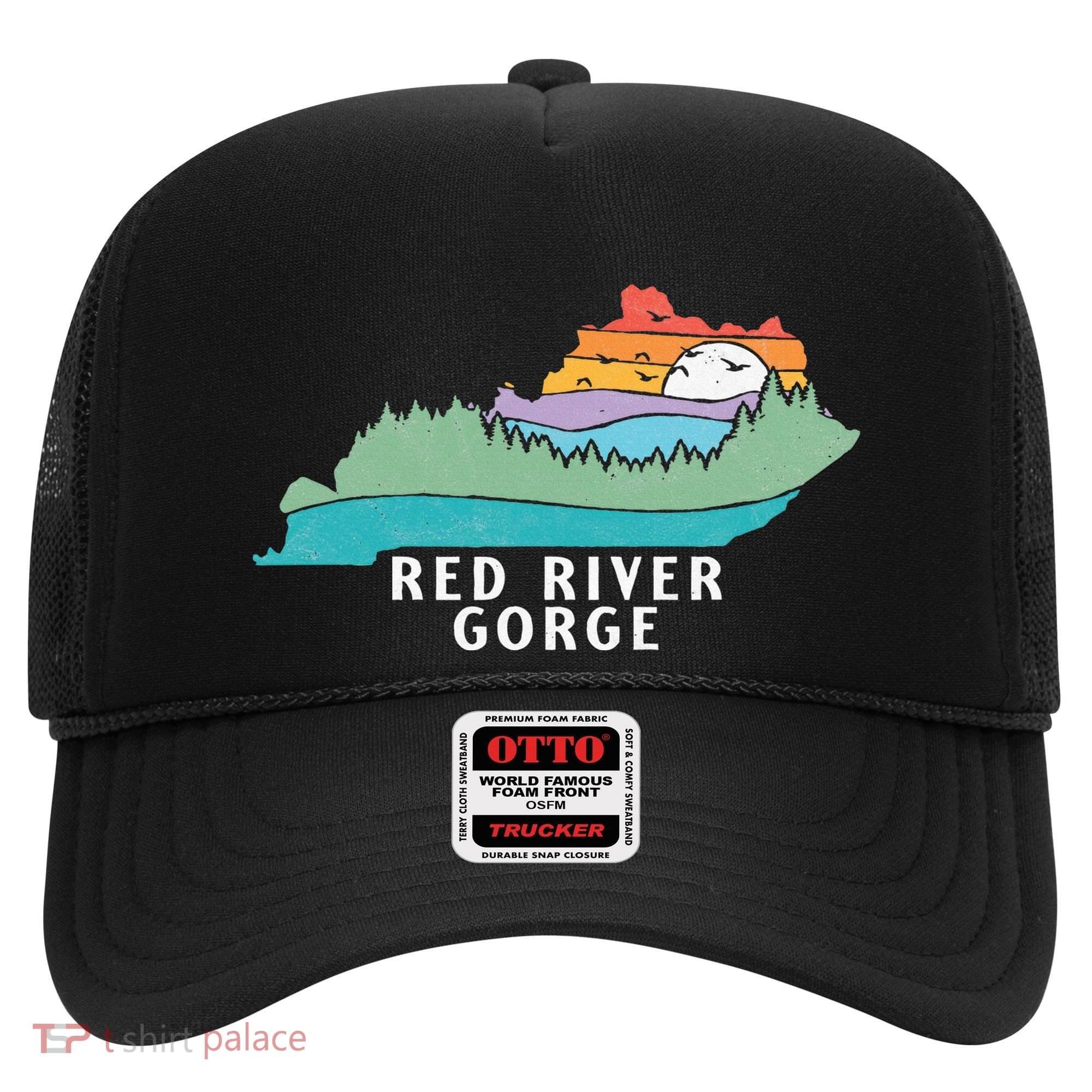 Red River Gorge Kentucky Outdoors State Nature Retro Hat