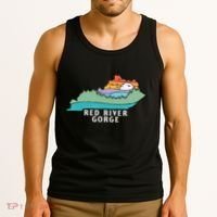Red River Gorge Kentucky Outdoors State Nature Retro Tank Top thumb 3