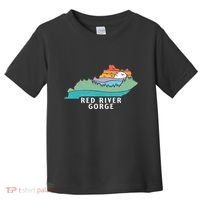 Red River Gorge Kentucky Outdoors State Nature Retro Toddler T-Shirt thumb 0