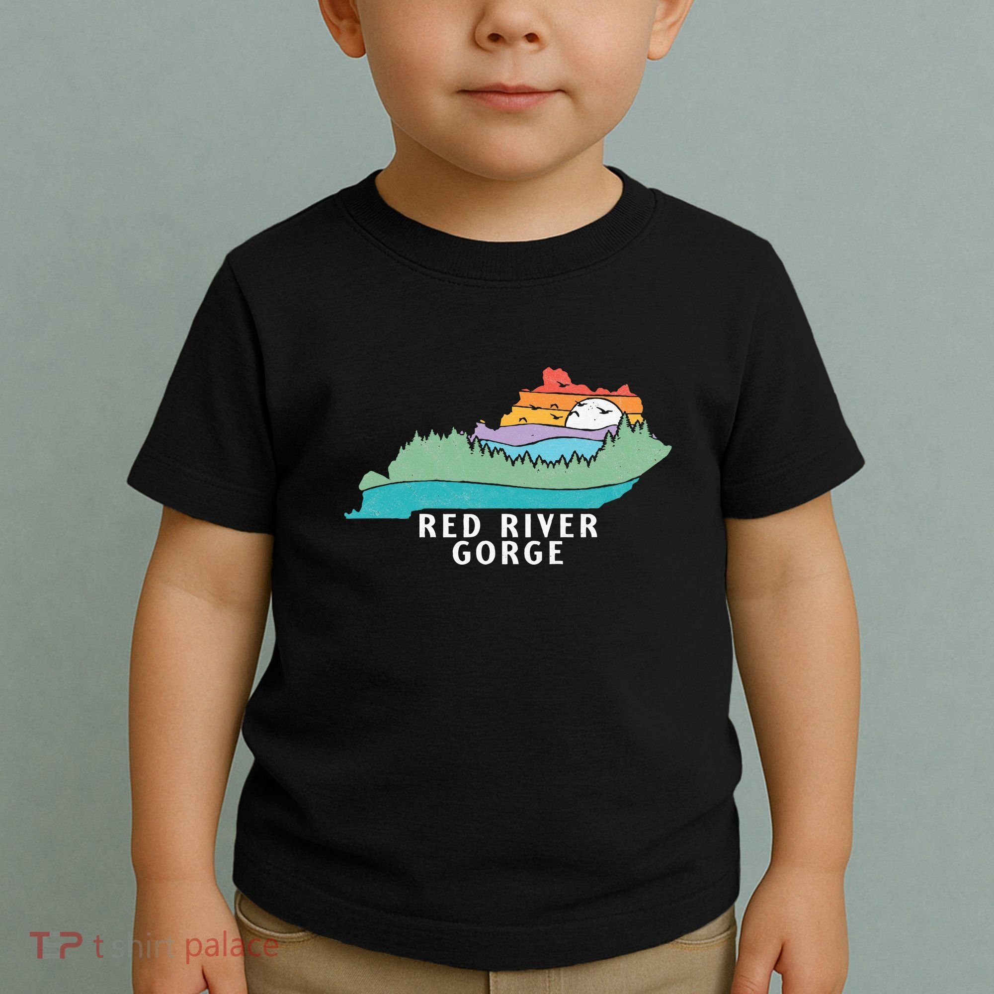 Red River Gorge Kentucky Outdoors State Nature Retro Toddler T-Shirt