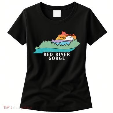 Red River Gorge Kentucky Outdoors State Nature Retro Women's T-Shirt