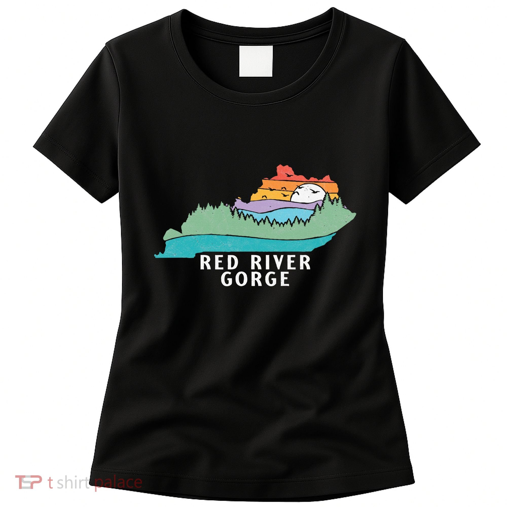 Red River Gorge Kentucky Outdoors State Nature Retro Women's T-Shirt