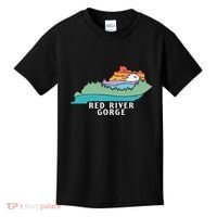 Red River Gorge Kentucky Outdoors State Nature Retro Kids T-Shirt thumb 0