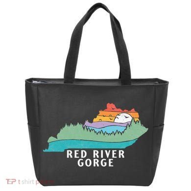 Red River Gorge Kentucky Outdoors State Nature Retro Tote Bag