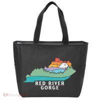 Red River Gorge Kentucky Outdoors State Nature Retro Tote Bag thumb 0
