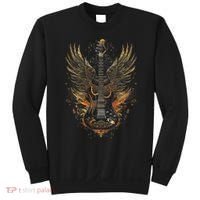 Rock & Roll Guitar With Wings Sweatshirt thumb 0