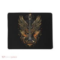 Rock & Roll Guitar With Wings Mousepad thumb 0