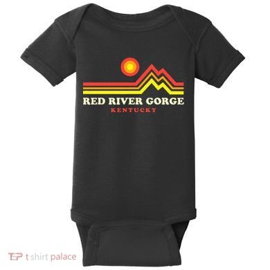 Red River Gorge Kentucky Daniel Boone National Forest Baby Bodysuit
