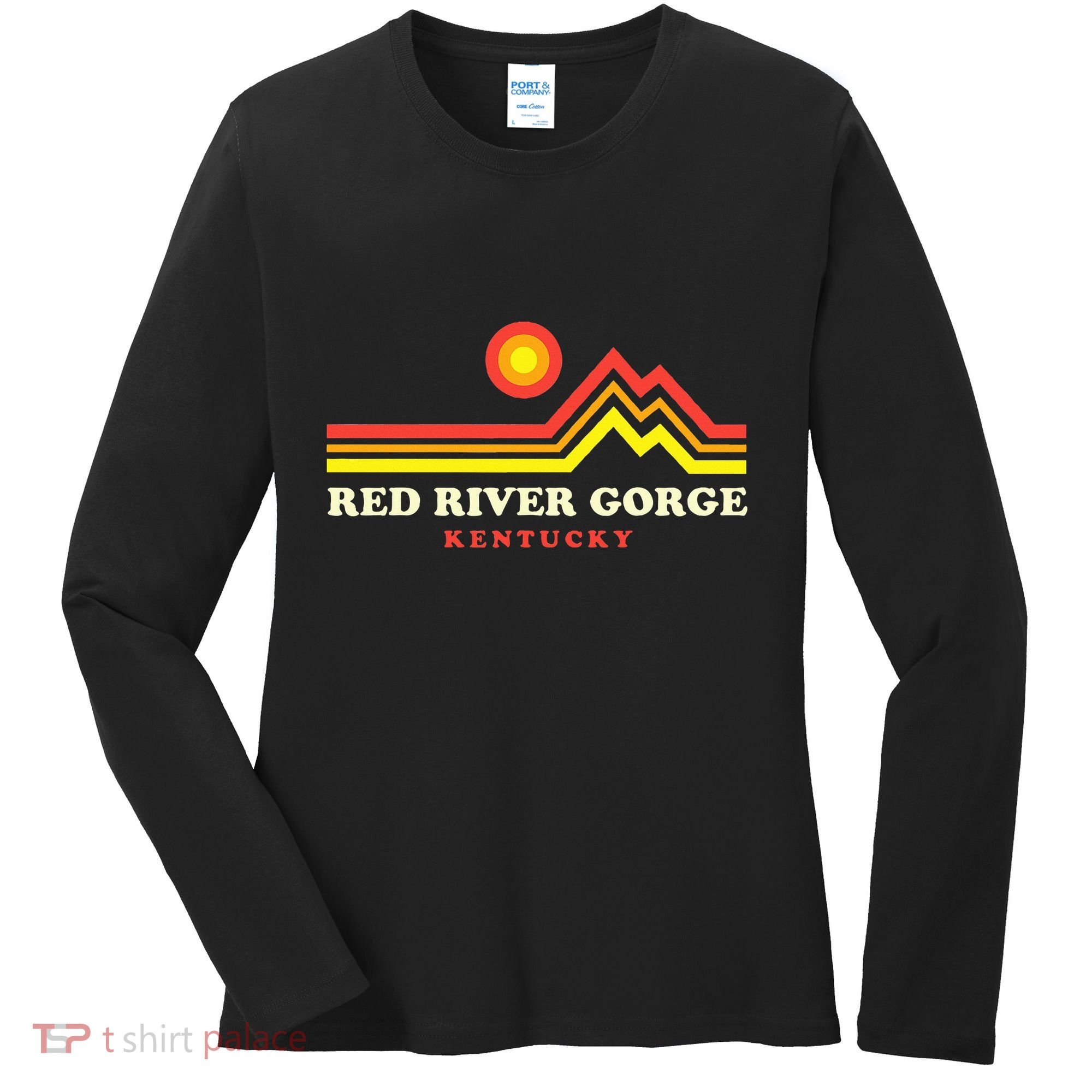 Red River Gorge Kentucky Daniel Boone National Forest Women's Long Sleeve Shirt