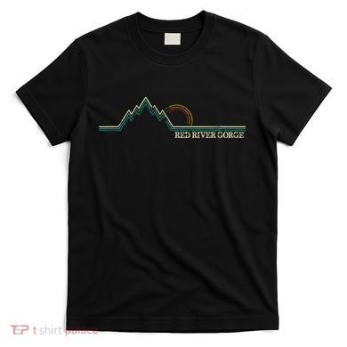 Red River Gorge Kentucky Retro Mountain T-Shirt
