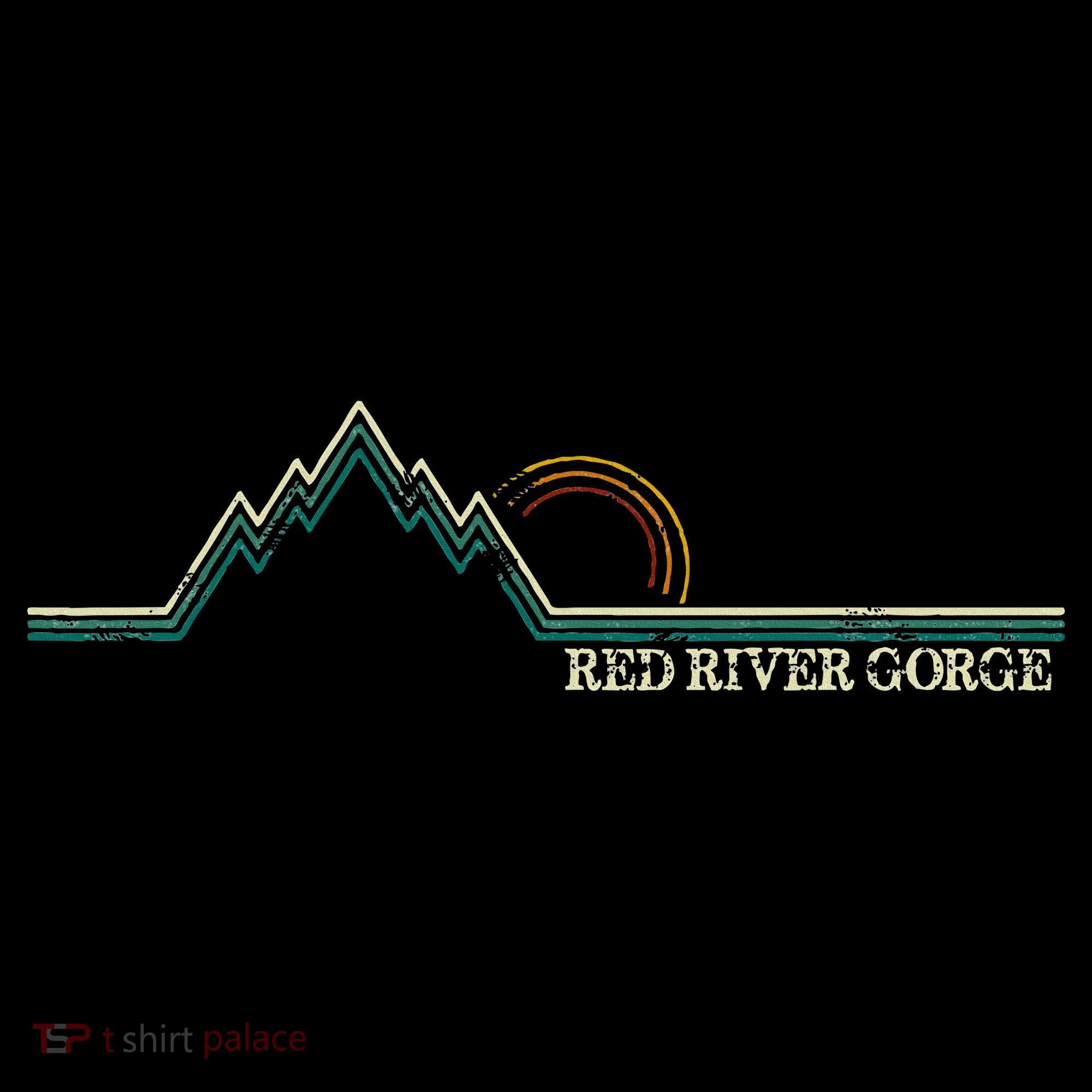 Red River Gorge Kentucky Retro Mountain Women's Hoodie
