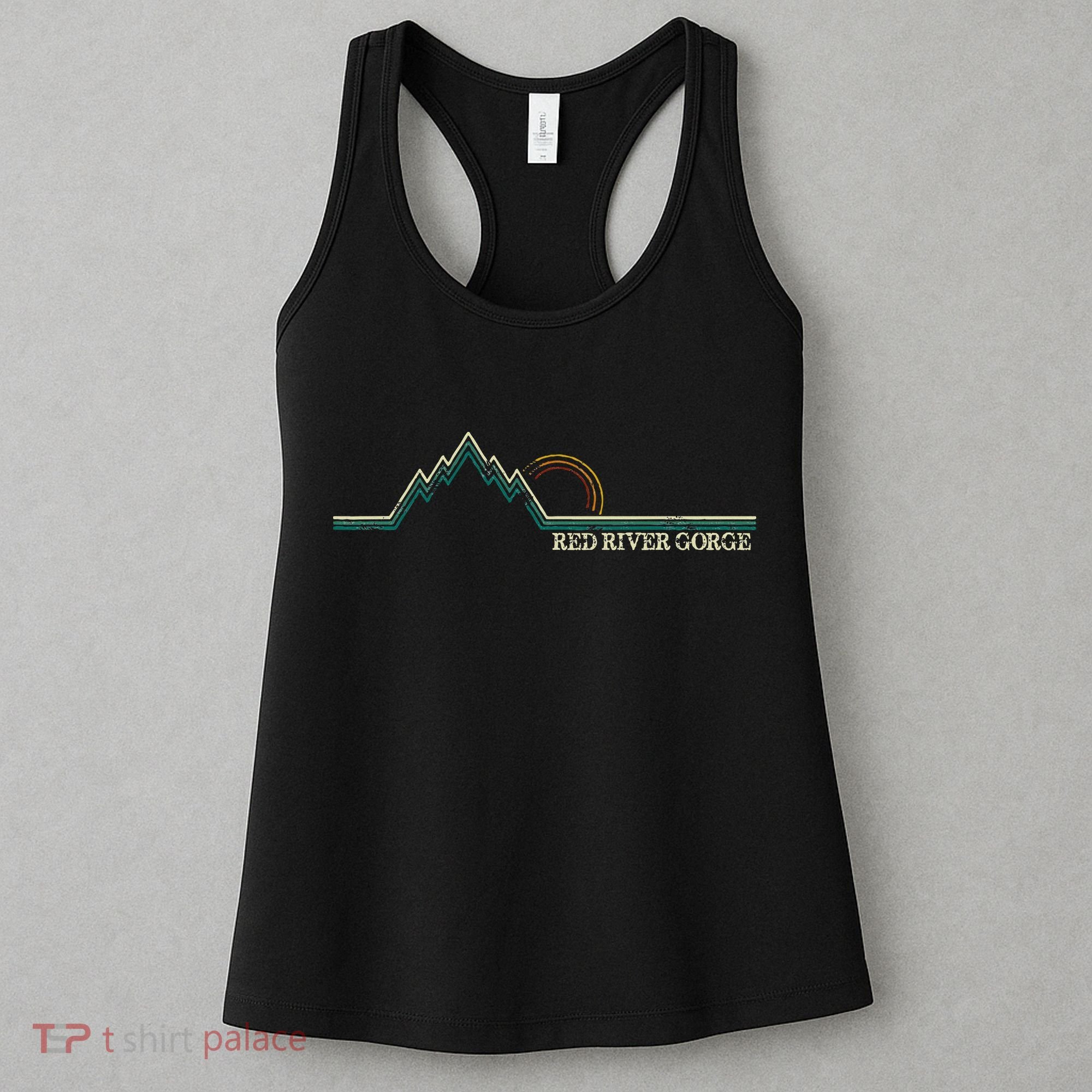 Red River Gorge Kentucky Retro Mountain Women's Tank Top