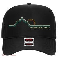 Red River Gorge Kentucky Retro Mountain Hat thumb 0