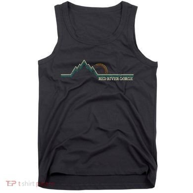Red River Gorge Kentucky Retro Mountain Tank Top