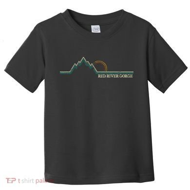 Red River Gorge Kentucky Retro Mountain Toddler T-Shirt
