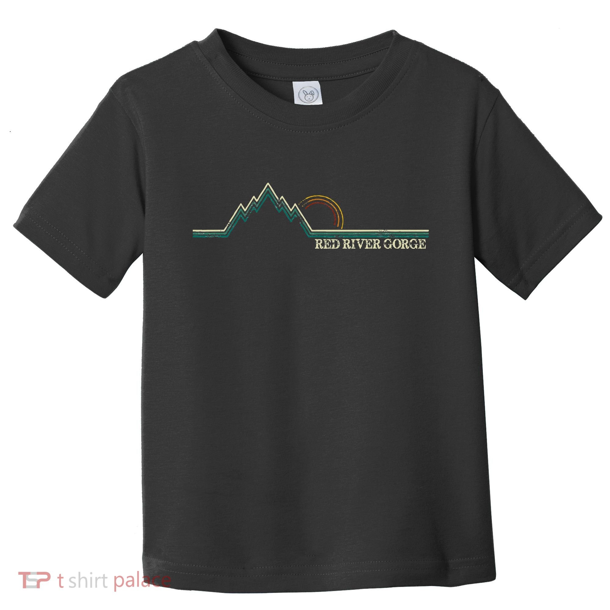 Red River Gorge Kentucky Retro Mountain Toddler T-Shirt
