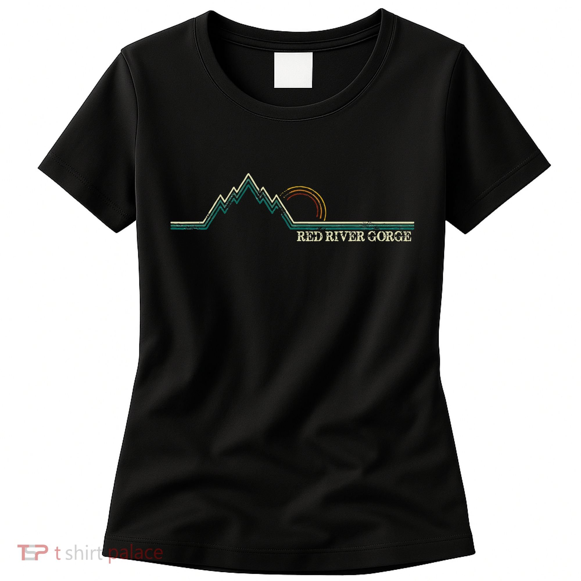 Red River Gorge Kentucky Retro Mountain Women's T-Shirt